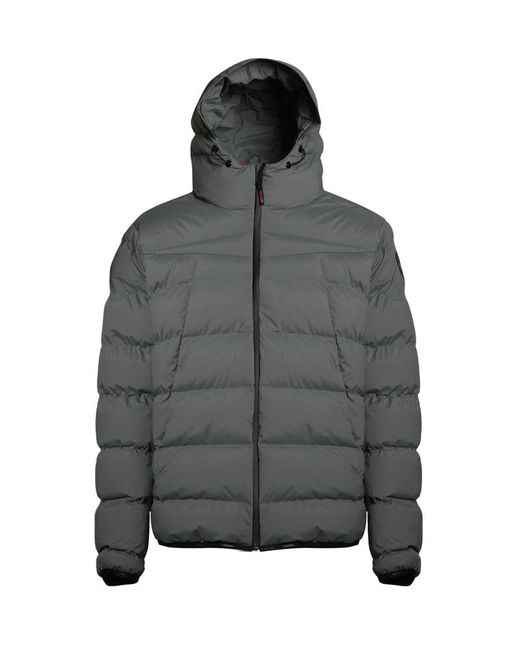 Napapijri Thermo Puffer Jacket in Gray for Men | Lyst