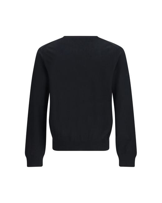 Aragona Cashmere Blue Merino Wool Sweater Ovis Aries for men