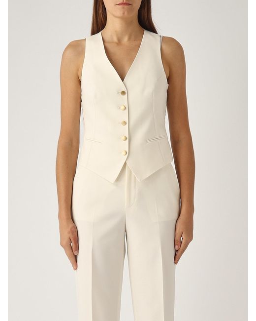 Tagliatore Giselle Jacket in Natural | Lyst UK