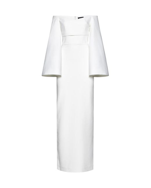Solace London White Dress