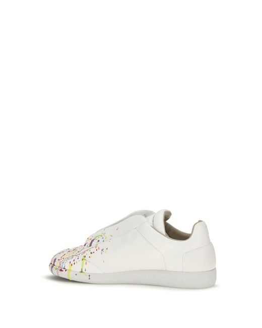 Maison Margiela White Future Leather Sneakers for men