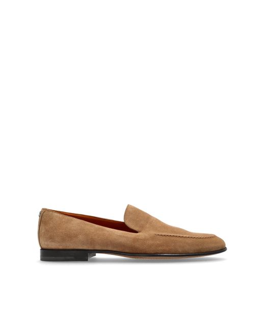 Dolce & Gabbana Brown Dolce & Gabbana Suede Shoes Split for men