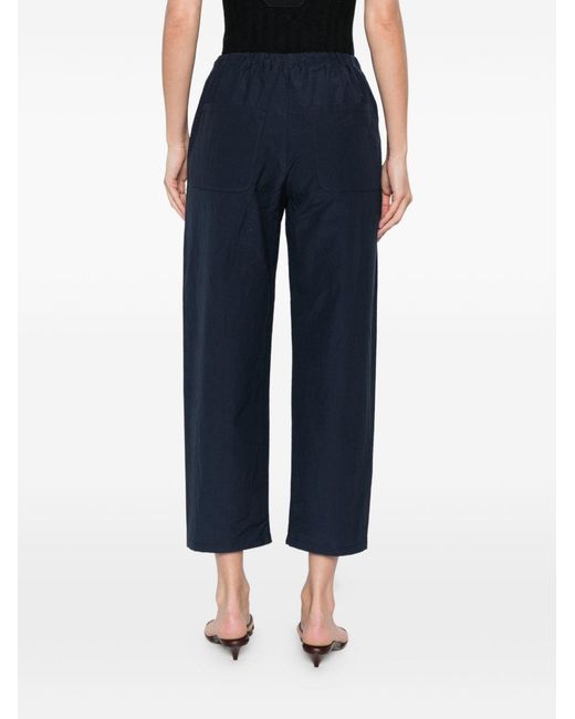 Apuntob Blue Cotton Trousers