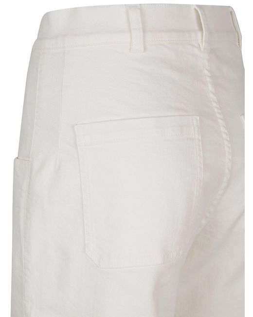 Eleventy White Trousers