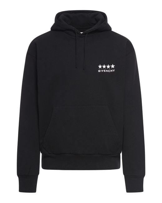Givenchy Black Boxy Fit Hoodie With Pocket Base for men