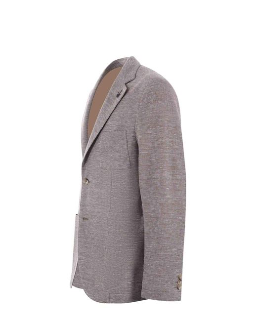 Paoloni Gray Jacket for men