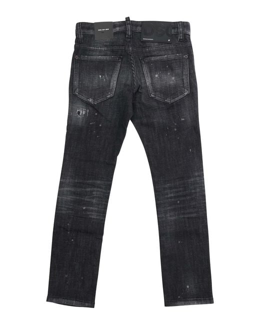 DSquared² Gray Jeans Cool Guy Denim Cotton for men