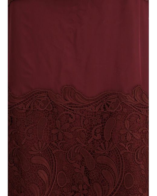 Ferragamo Red Draped Dress