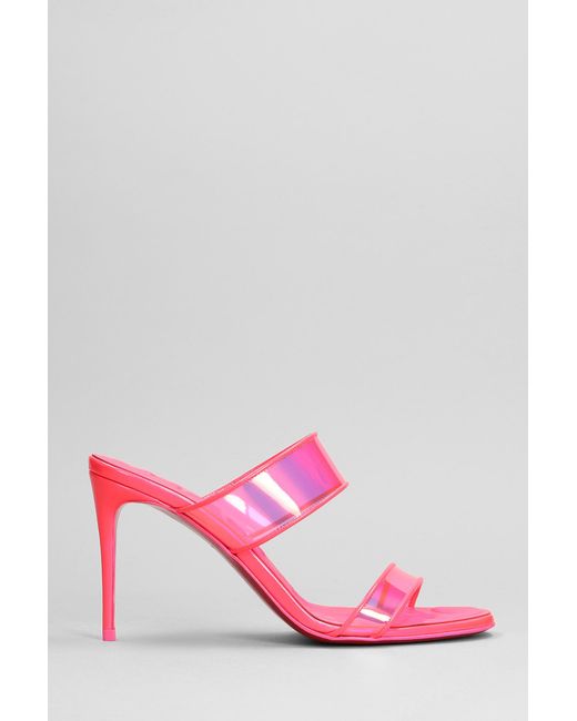 Christian Louboutin Pink Just Loubi Sandals