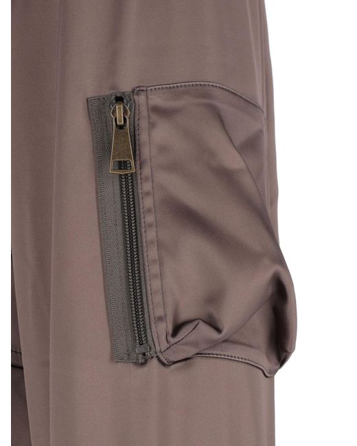 Vivienne Westwood Brown Bomber-Style Jacket With Ribbed Details for men