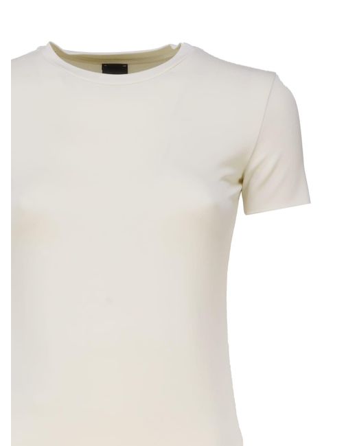 Pinko White T-shirt With Embroidery