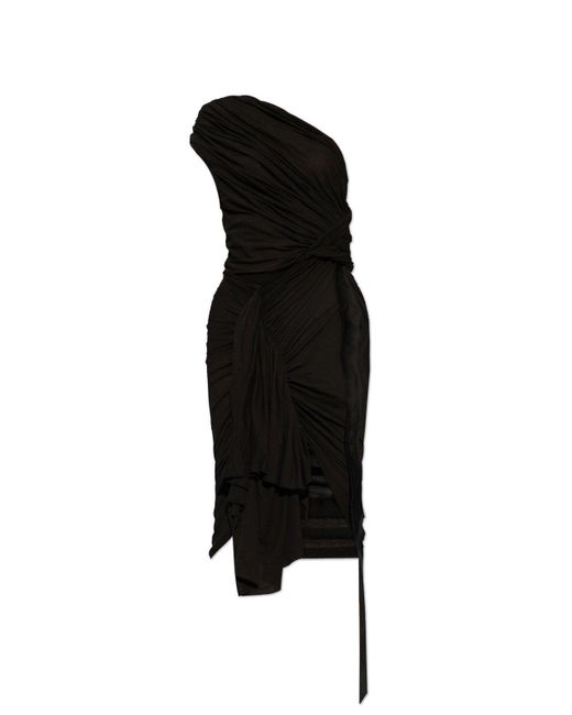Rick Owens Black Dress Fog