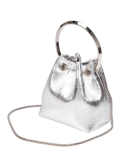 Jimmy Choo White Bon Bon Tzz