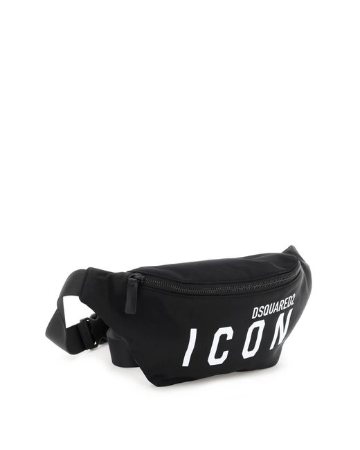 DSquared² Black 'icon' Belt Bag for men