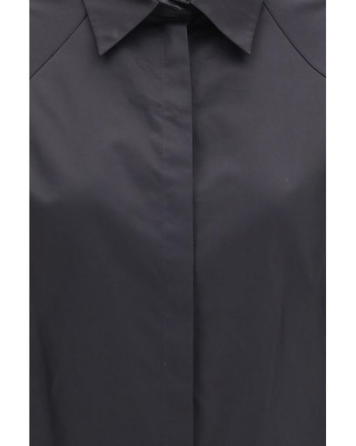 Crida Milano Blue Mughetto Shirt Cotton