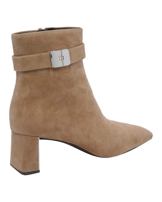 Tory Burch Brown Georgia Ankle Boot