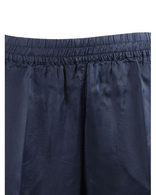 Aspesi Blue Pants Viscose