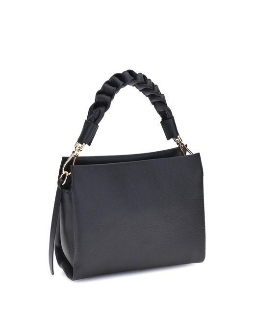 Coccinelle Blue Boheme Handbag Calf Leather Bos Taurus Handbags