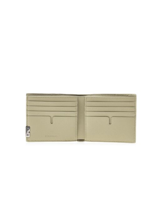 Burberry Natural Logo Plaque Bifold Wallet for men
