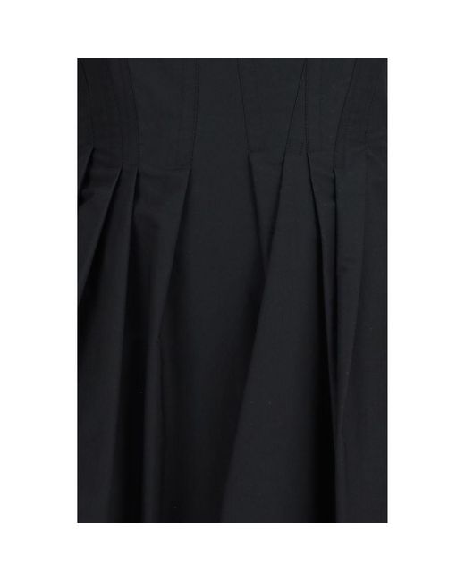 Max Mara Black Cotton Casual Dress