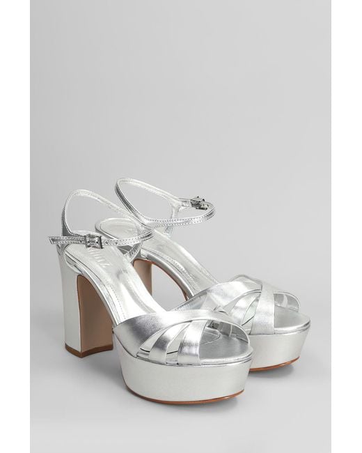 SCHUTZ SHOES White Sandals