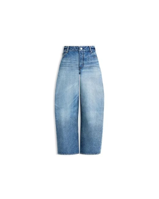 Maison AlaïA Blue Jean Rodeo En Denim Vintage Bleu