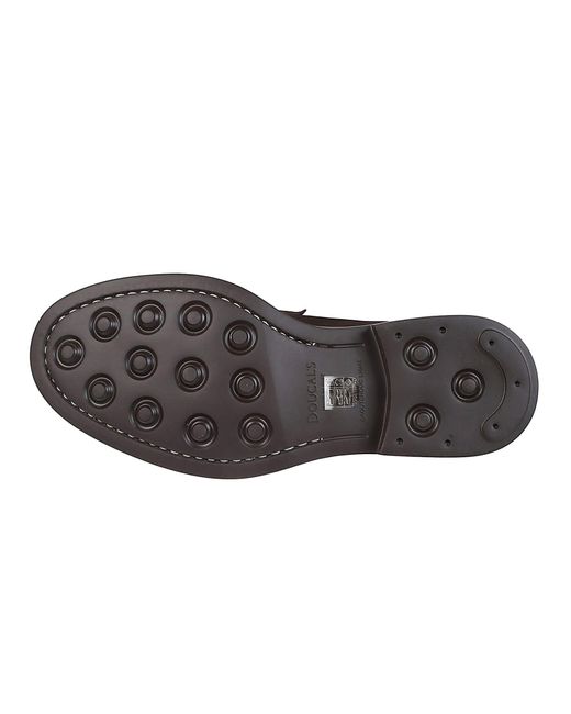 Doucal's Black Penny Adler Loafers for men