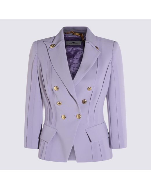 Elisabetta Franchi Purple Jackets Plea