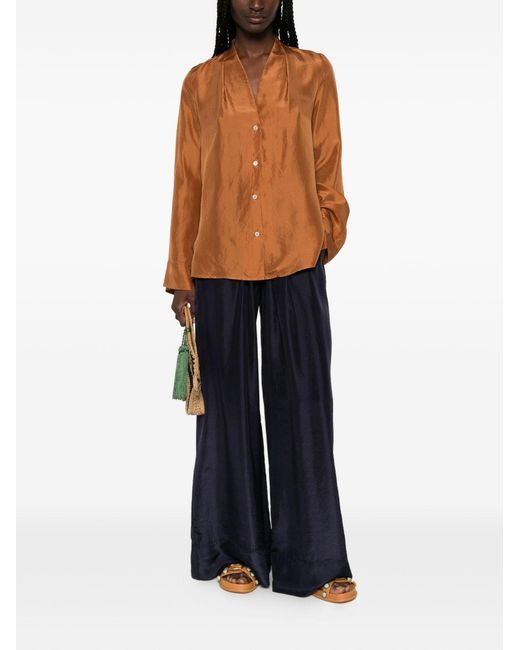 Forte_forte Blue Forte Trousers Silk