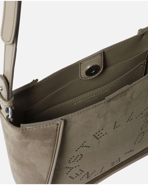 Stella McCartney Gray Crossbody Bag Alter Suede
