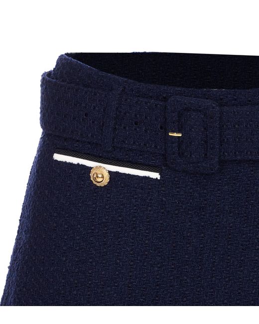 Self-Portrait Blue Self Portrait Skirts Polyester