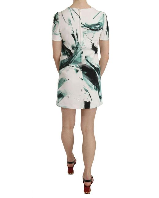 Dolce & Gabbana Black Elegant Shift Mini Dress