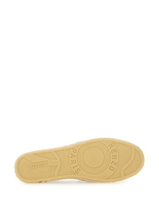 KENZO Blue Espadrille With Logo Embroidery for men