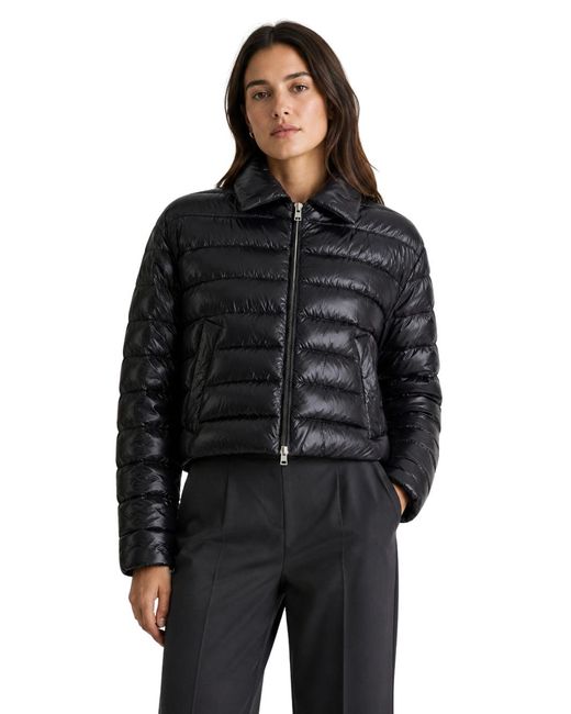 Herno Black Puffer Jacket Polyamide