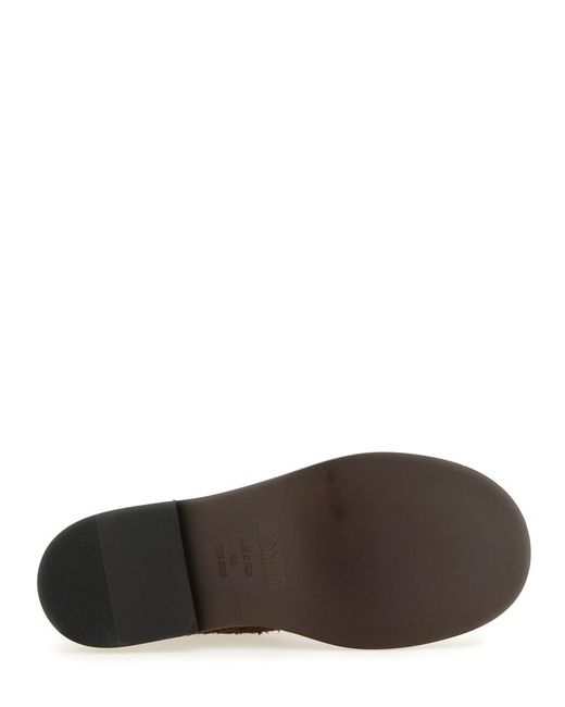 Moschino Brown Olivia Boot Calf Leather