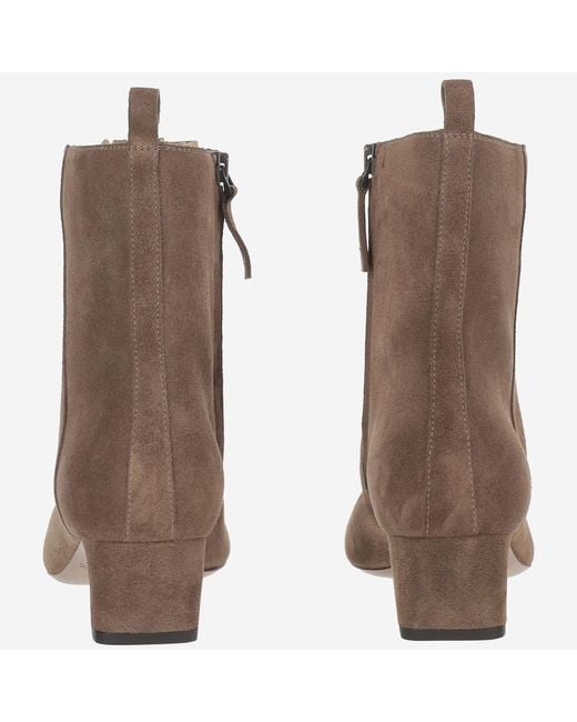 Sartore Brown Ankle Boots Suede