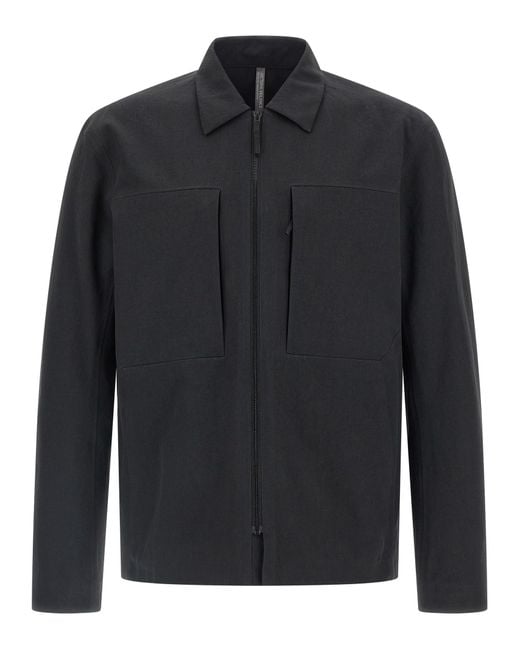 Arc'teryx Black Mionn Overshirt for men