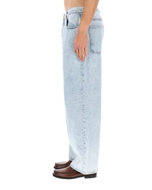 Drole de Monsieur Blue Baggy Fit Jeans Cotton for men