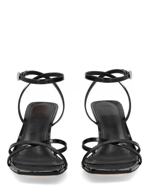 Aeyde Black Sandals Edith Calf Leather