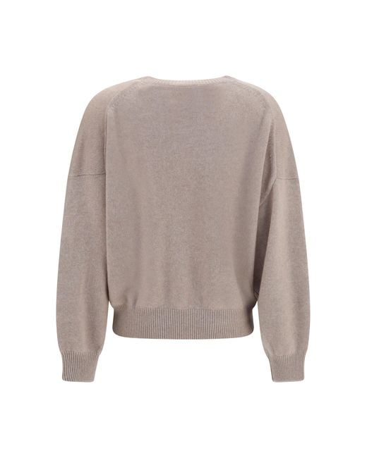 Lisa Yang Natural Veira Sweater Kashmir/Capra Hircus