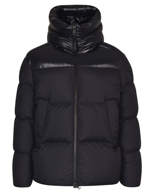 Moncler Thick Zip Padded Jacket in Black for Men | Lyst UK