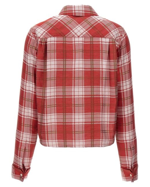 Loewe Red Check Shirt