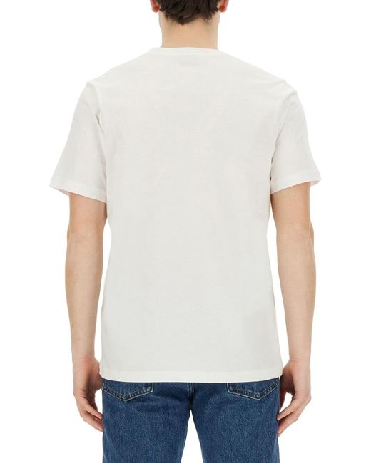 Paul Smith White "Teddy" T-Shirt for men