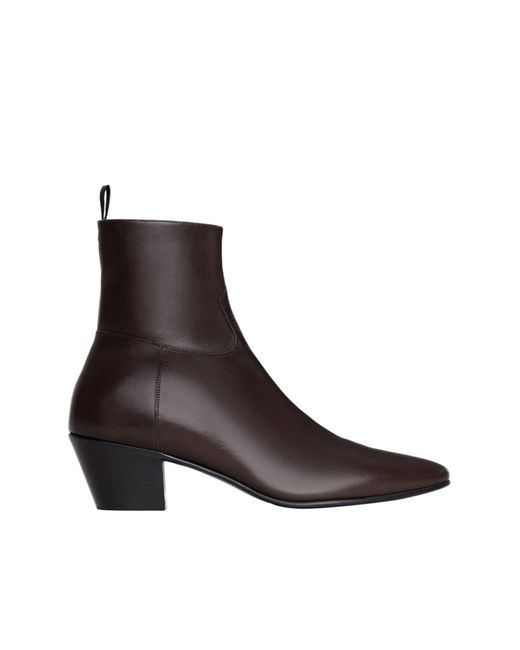 Céline Brown Leather Boots for men