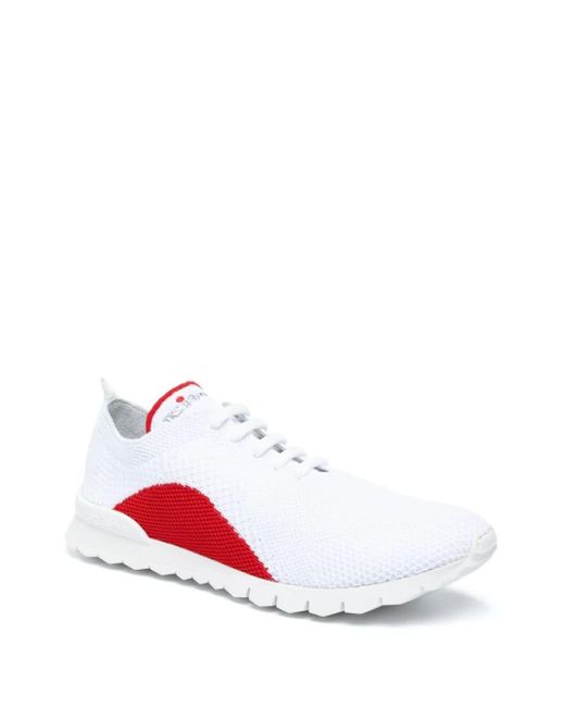 Kiton Red And Fit Running Sneakers for men