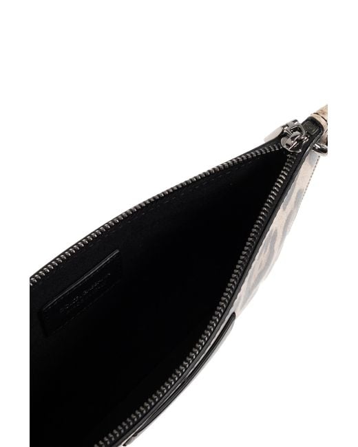 Dolce & Gabbana Brown Animal Print Shoulder Bag for men