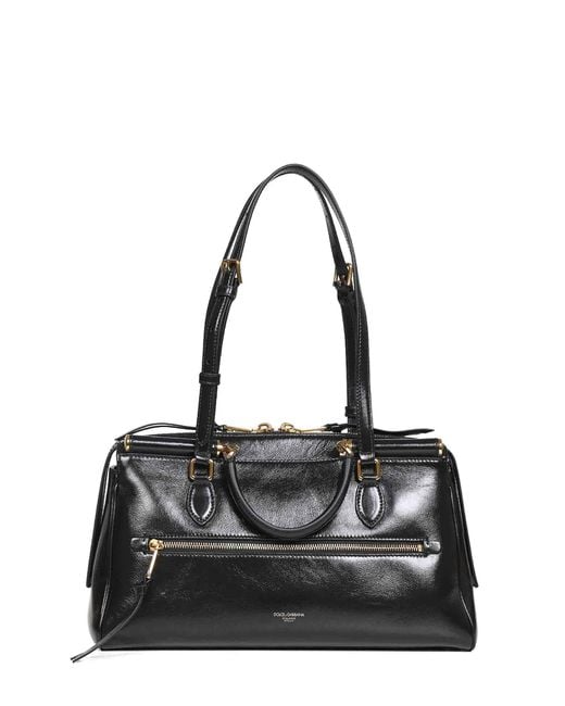 Dolce & Gabbana Black Vittoria Handbag