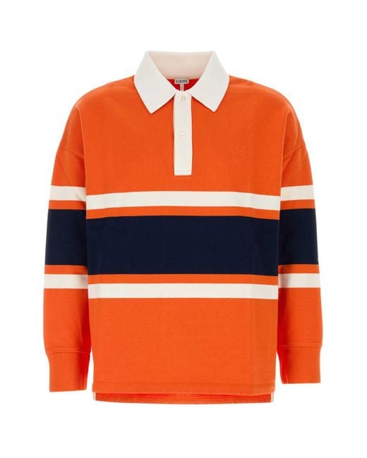 Loewe Orange Polo for men