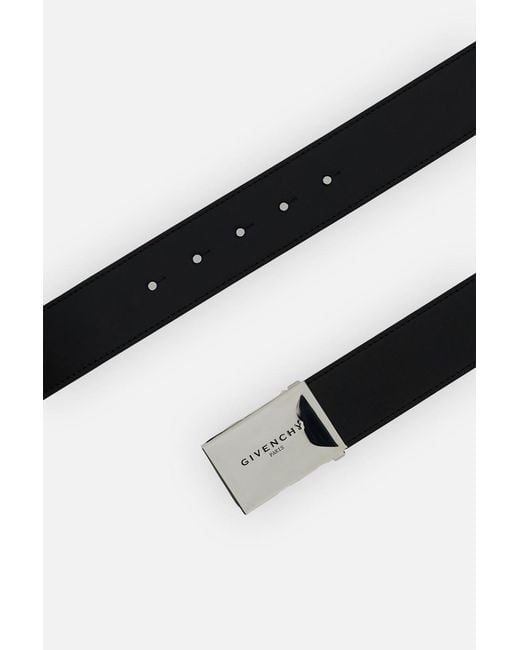 Givenchy Black Label Leather Belt for men