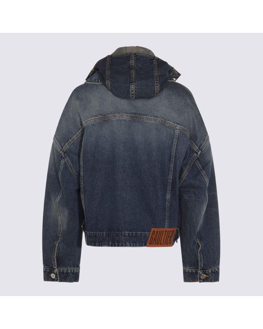 Jean Paul Gaultier Blue Cotton Denim Jacket